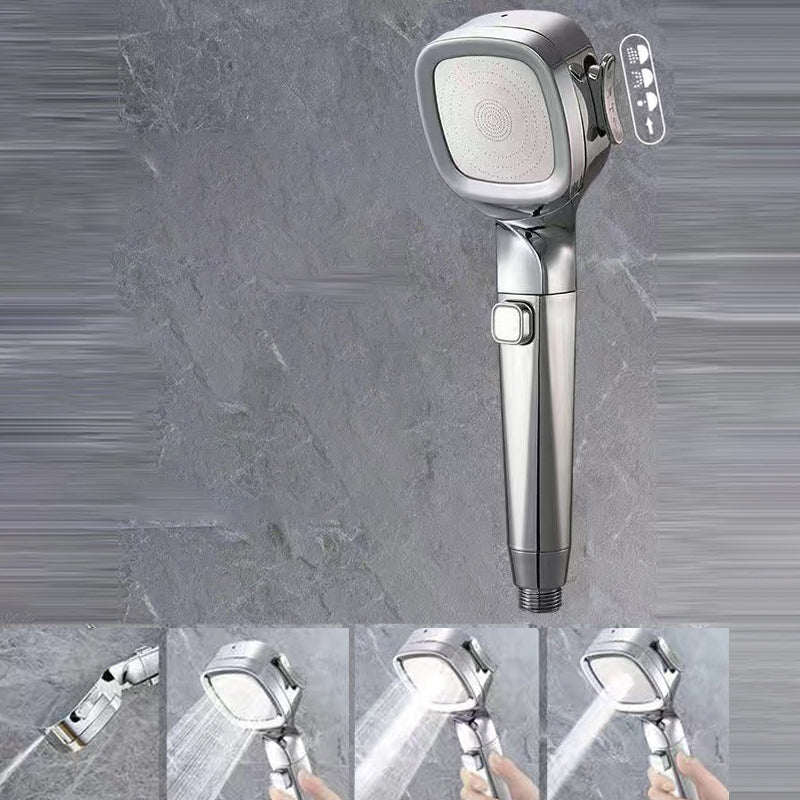 Modern Shower Head Massage 5-Jet Wall Mounted Adjustable Spray Pattern Hand Shower