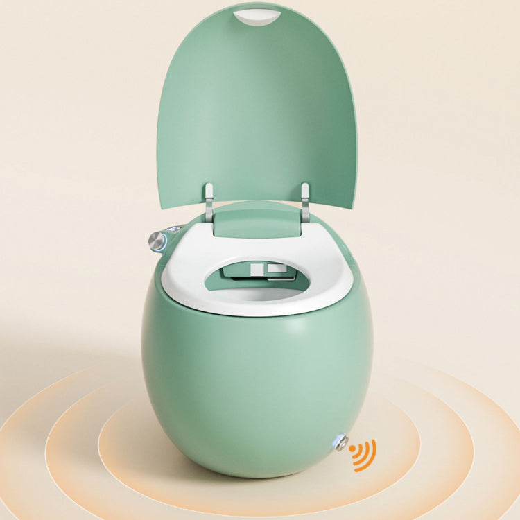 Ceramic One Pieces Smart Toilet Round Smart Toilet with Heated Seat