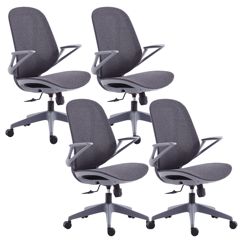 Modern Office Chair Adjustable Seat Height Ergonomic Desk Chair with Wheels