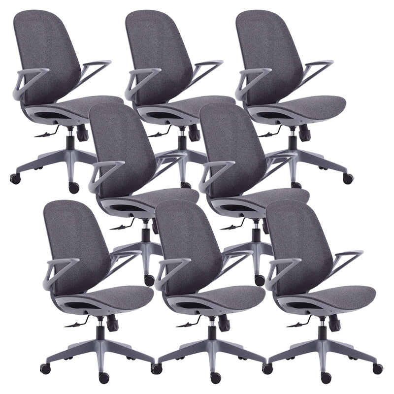 Modern Office Chair Adjustable Seat Height Ergonomic Desk Chair with Wheels