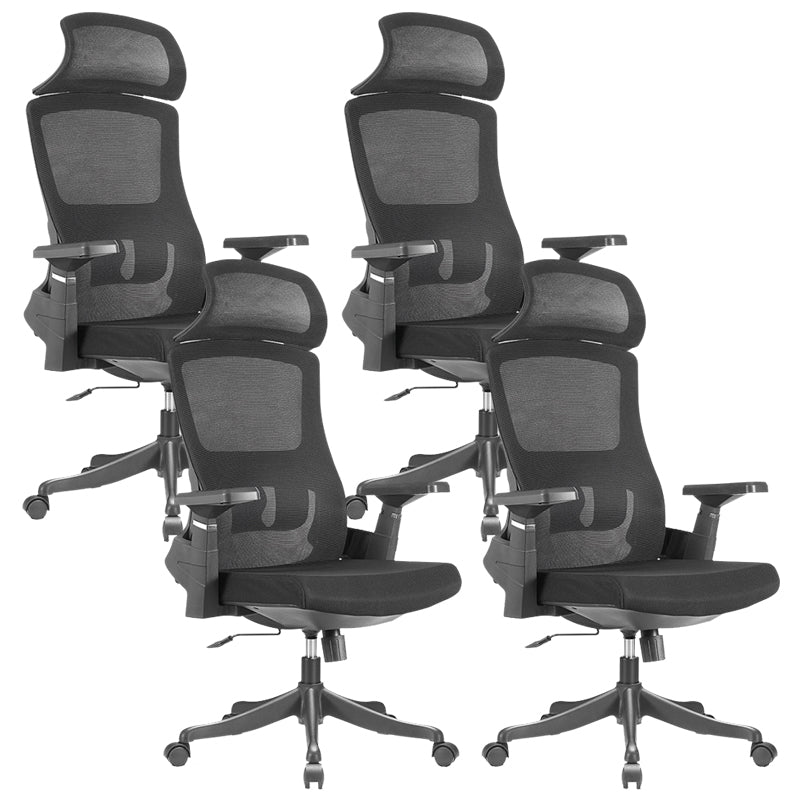 Modern Arms Included Chair High Back Mesh Desk Chair with Wheels