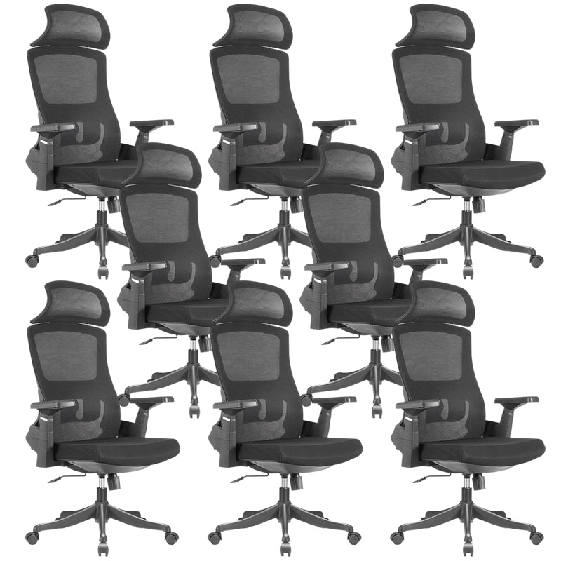 Modern Arms Included Chair High Back Mesh Desk Chair with Wheels