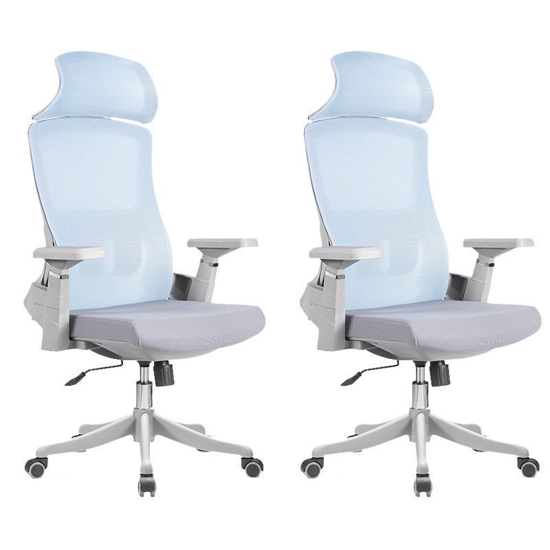 Modern Arms Included Chair High Back Mesh Desk Chair with Wheels