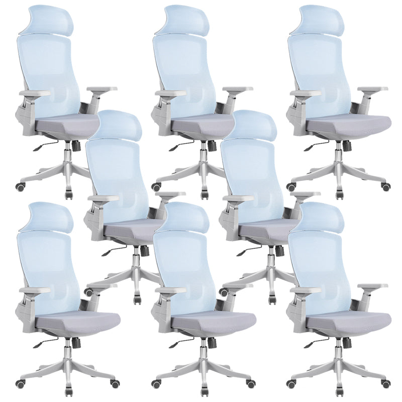 Modern Arms Included Chair High Back Mesh Desk Chair with Wheels