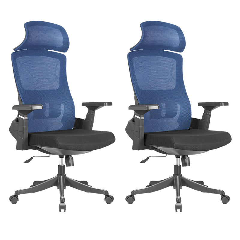 Modern Arms Included Chair High Back Mesh Desk Chair with Wheels