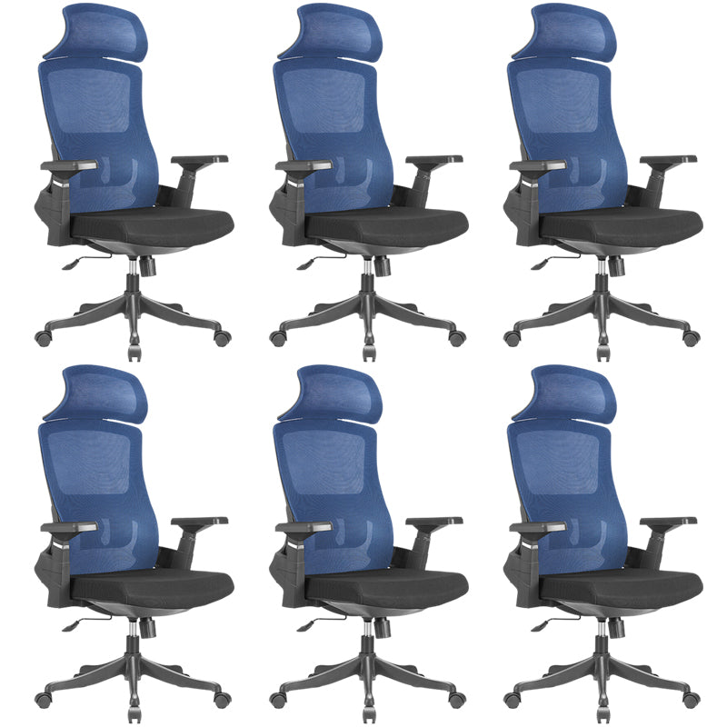 Modern Arms Included Chair High Back Mesh Desk Chair with Wheels