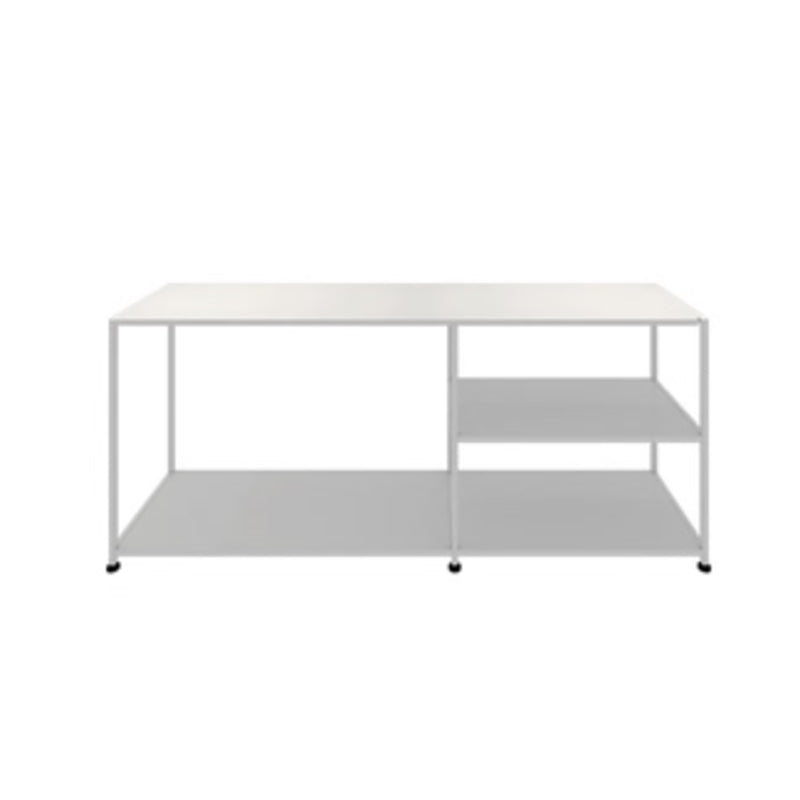 Industrial Metal TV Stand Console Open Storage TV Media Stand for Living Room