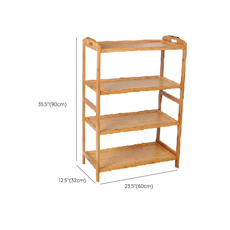 Manufactured Wood Kitchen Trolley Open Storage Kitchen Trolley