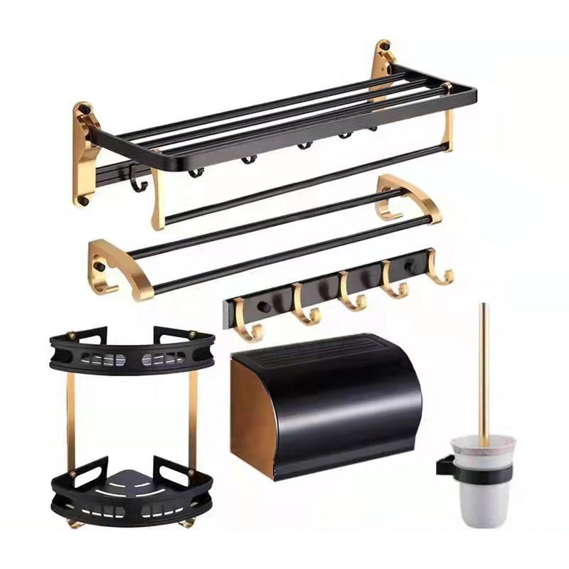 Modern Bathroom Hardware Set Bath Shelf Paper Holder Bathroom Accessory Kit