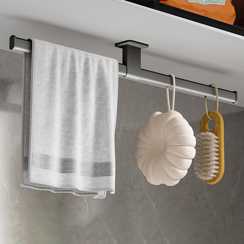 Contemporary Aluminum Bath Hardware Set Towel Bar Bathroom Hardware