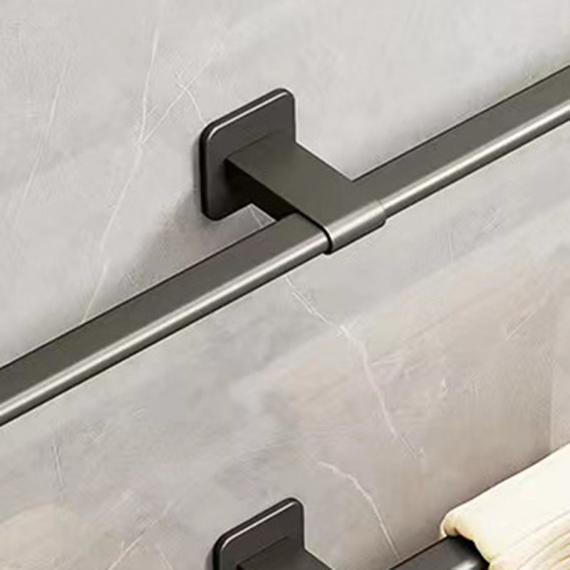 Contemporary Aluminum Bath Hardware Set Towel Bar Bathroom Hardware