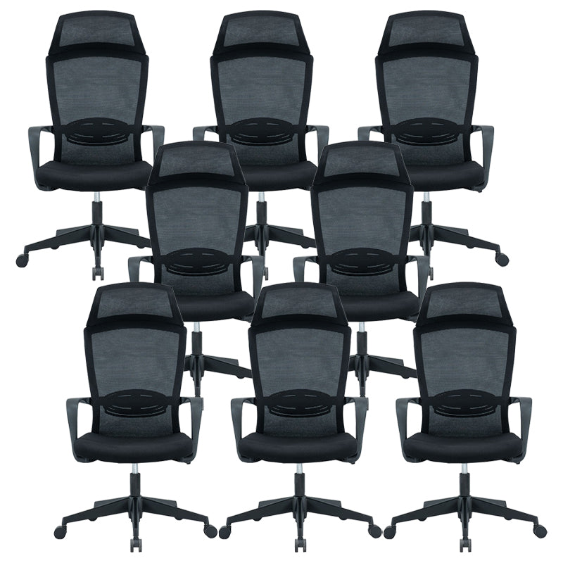 Modern Ergonomic Chair Adjustable Seat Height Office Chair with Wheels