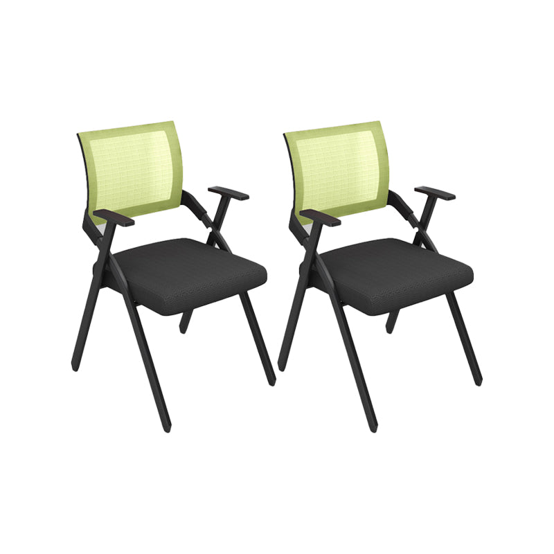 Contemporary Arms Included Conference Chair Mesh-back Chair for Office