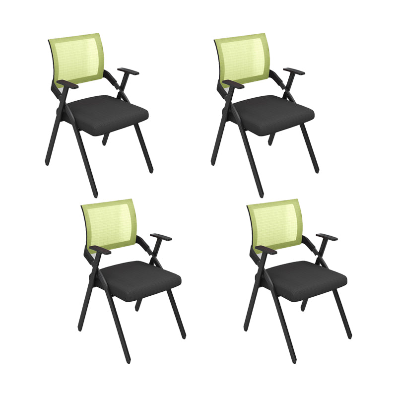 Contemporary Arms Included Conference Chair Mesh-back Chair for Office