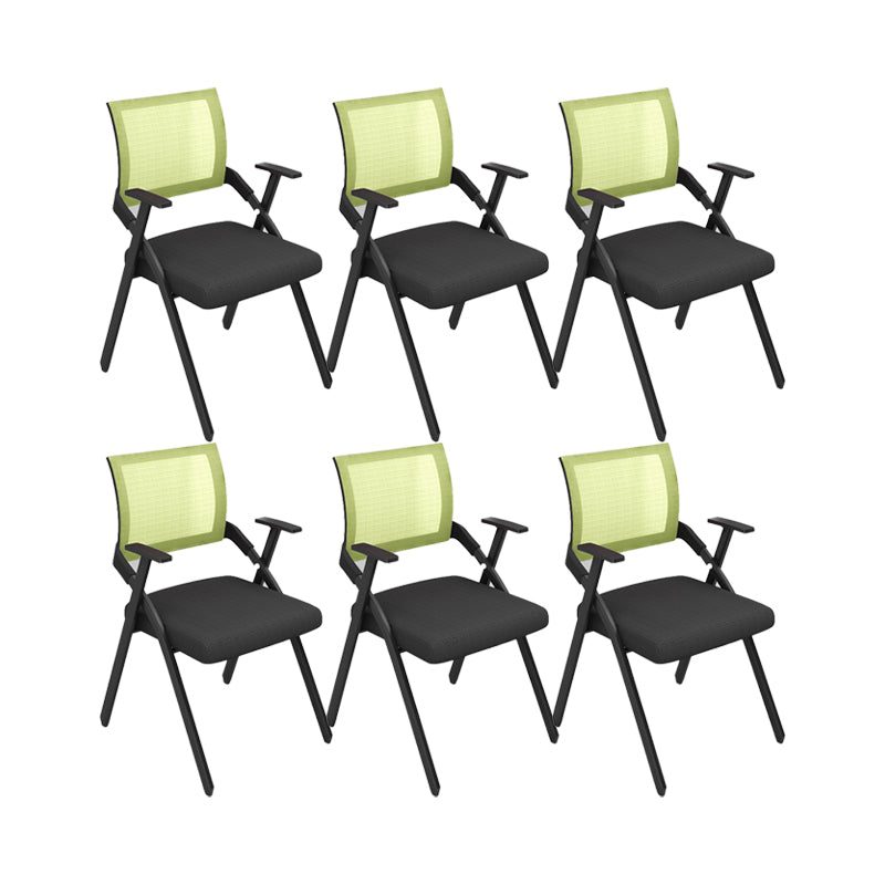 Contemporary Arms Included Conference Chair Mesh-back Chair for Office