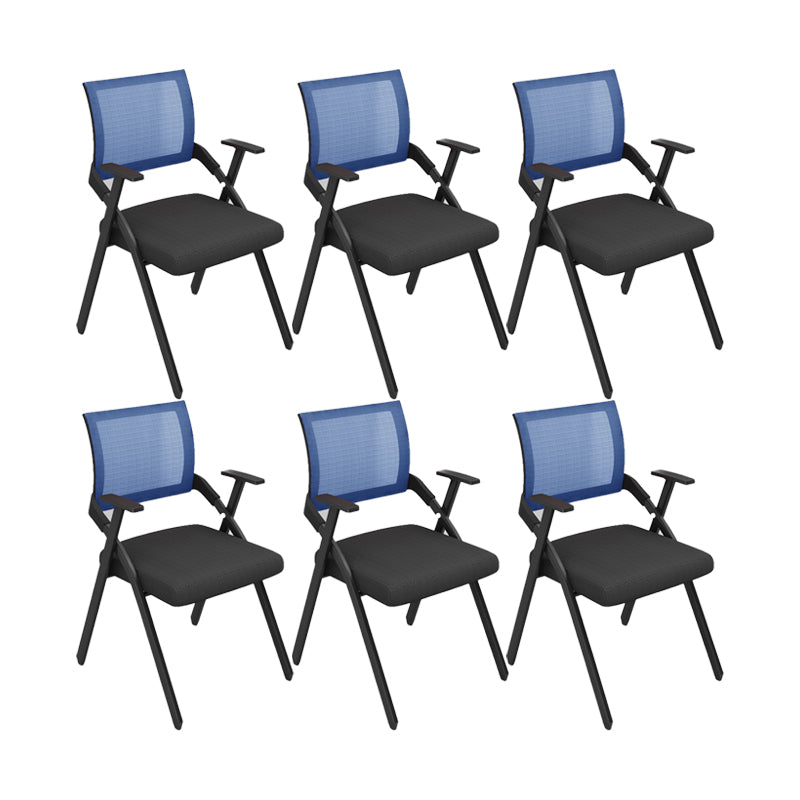 Contemporary Arms Included Conference Chair Mesh-back Chair for Office