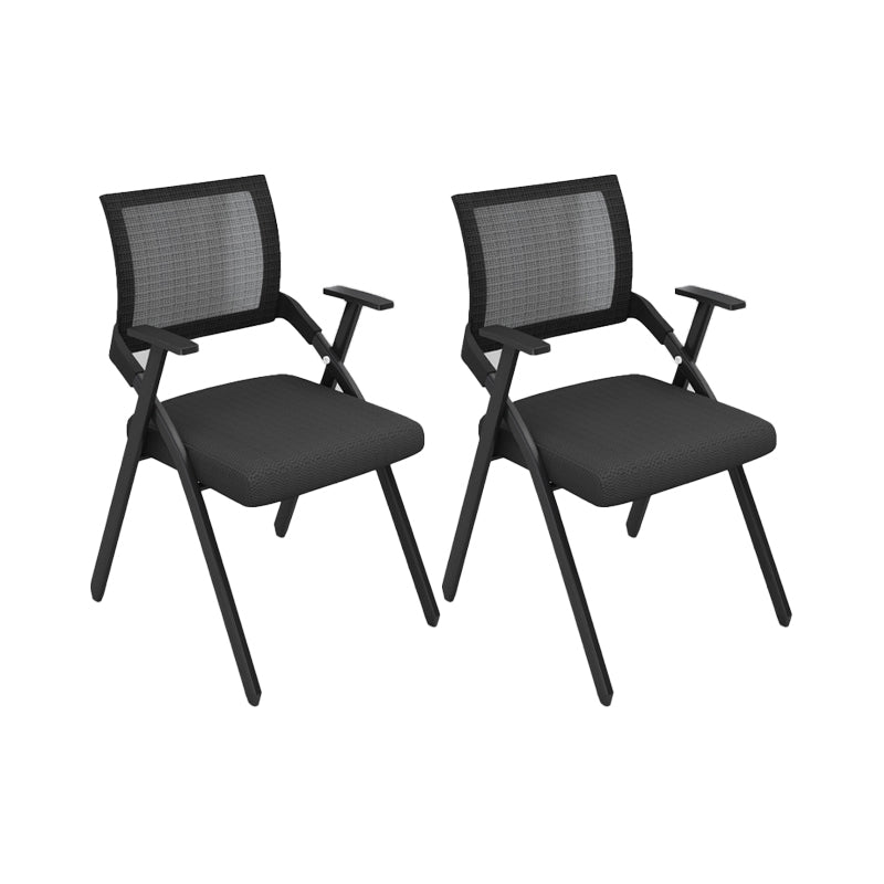 Contemporary Arms Included Conference Chair Mesh-back Chair for Office