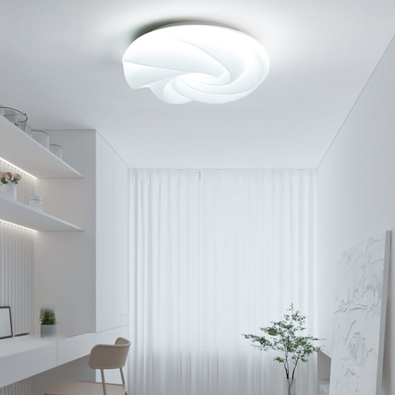 Modernism White LED Ceiling Light Flush Mount Lighting for Kitchen Room