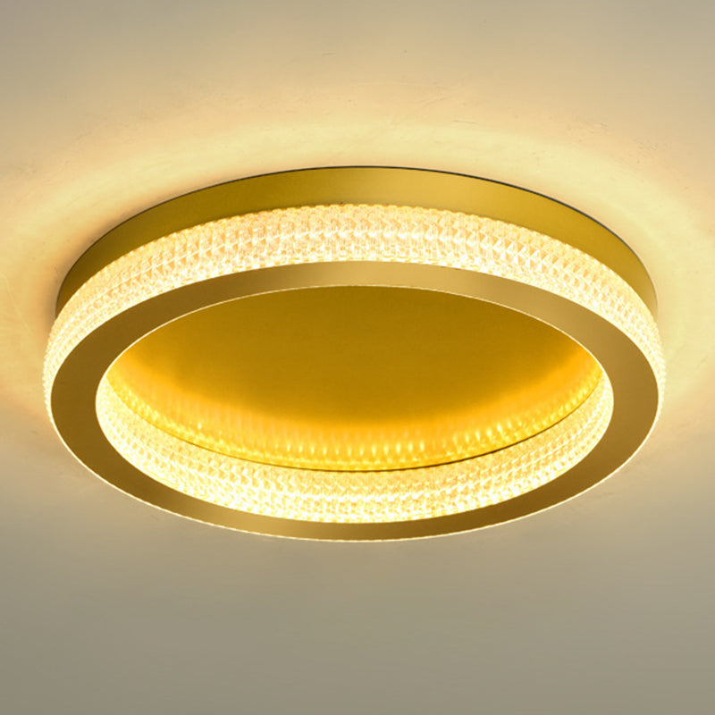 Modern Style Ceiling Light 1-Light Ceiling Mount Light with Acrylic Shade for Living Room