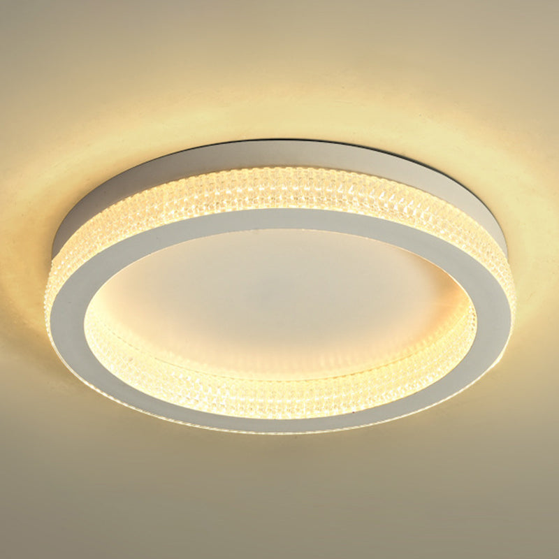 Modern Style Ceiling Light 1-Light Ceiling Mount Light with Acrylic Shade for Living Room