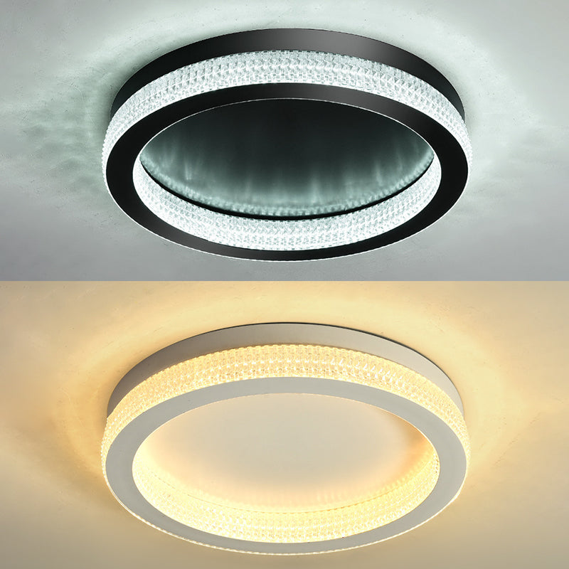 Modern Style Ceiling Light 1-Light Ceiling Mount Light with Acrylic Shade for Living Room