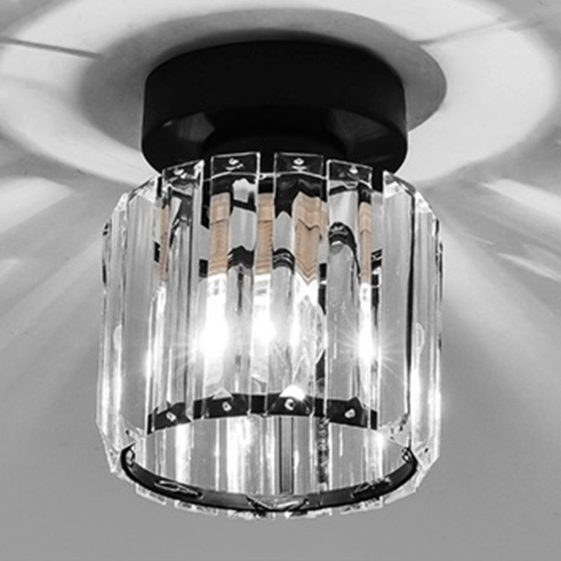 Nordic Ceiling Lamp Crystal Flush Mount Light Fixture for Bedroom