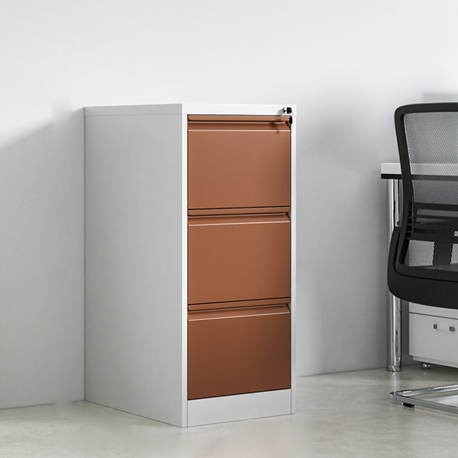 Contemporary Style File Cabinet Metal Vertical Filing Cabinet for Home Office