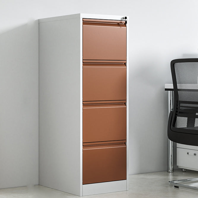 Contemporary Style File Cabinet Metal Vertical Filing Cabinet for Home Office