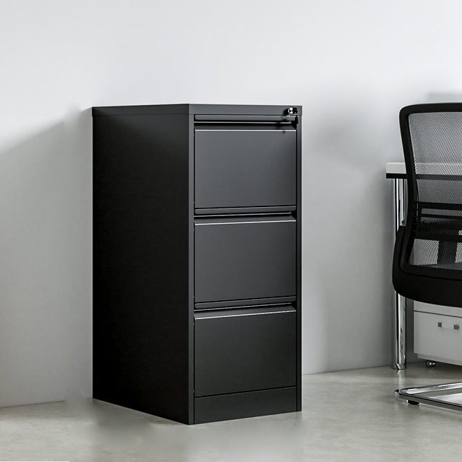 Contemporary Style File Cabinet Metal Vertical Filing Cabinet for Home Office