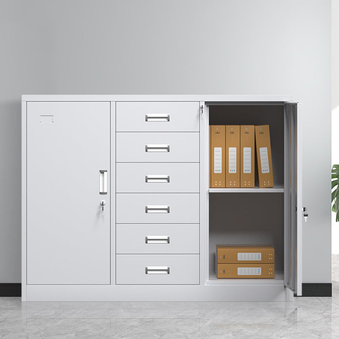 Modern File Cabinet Steel Locking Drawers and Storage Shelves Filing Cabinet