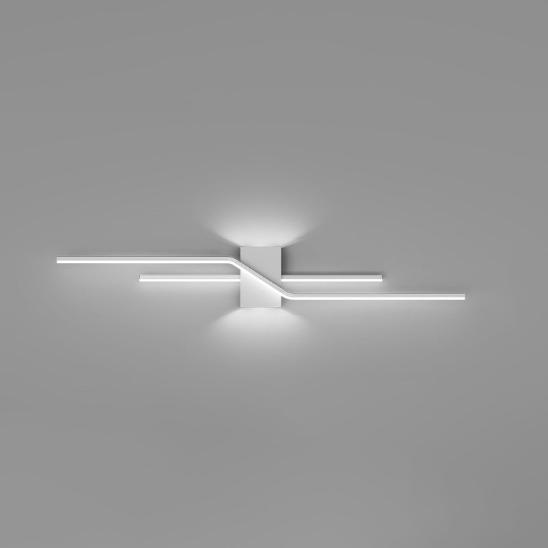 Minimalism Wall Light Fixtures Linear LED Indoor Wall Sconce Lighting for Living Room