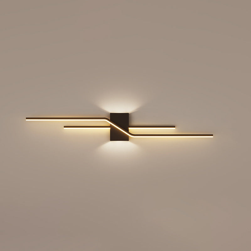 Minimalism Wall Light Fixtures Linear LED Indoor Wall Sconce Lighting for Living Room