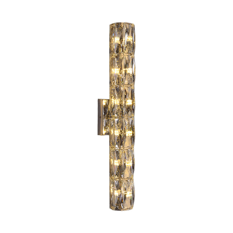 Post-Modern Wall Light Fixtures Clear Glass Indoor Wall Sconce Lighting