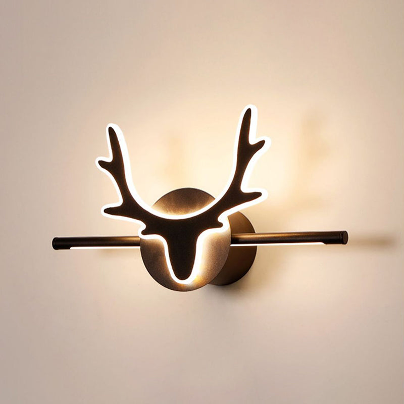 Nordic Style Iron Vanity Light Antler Shape Vanity Lamp for Shower Room