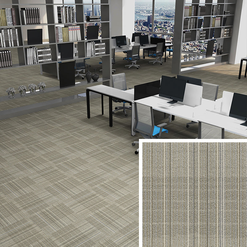 Simple Nylon Carpet Tile Office Meeting Room Stitching Carpet Floor Tile