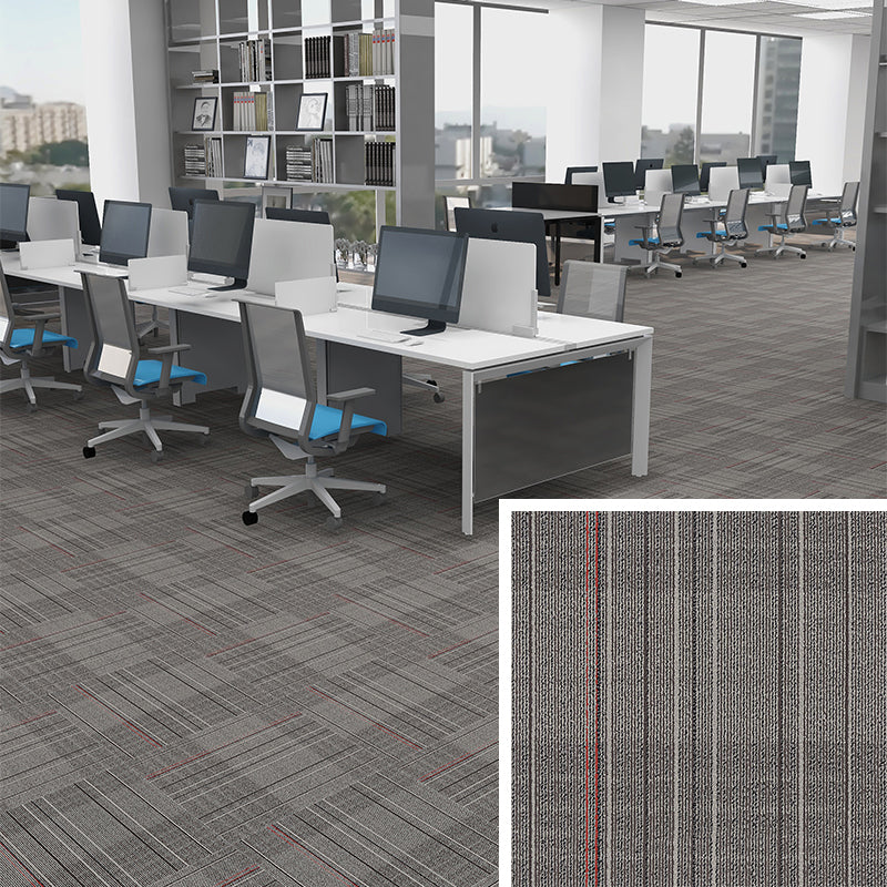 Simple Nylon Carpet Tile Office Meeting Room Stitching Carpet Floor Tile