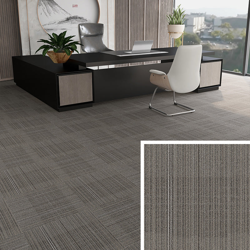 Simple Nylon Carpet Tile Office Meeting Room Stitching Carpet Floor Tile