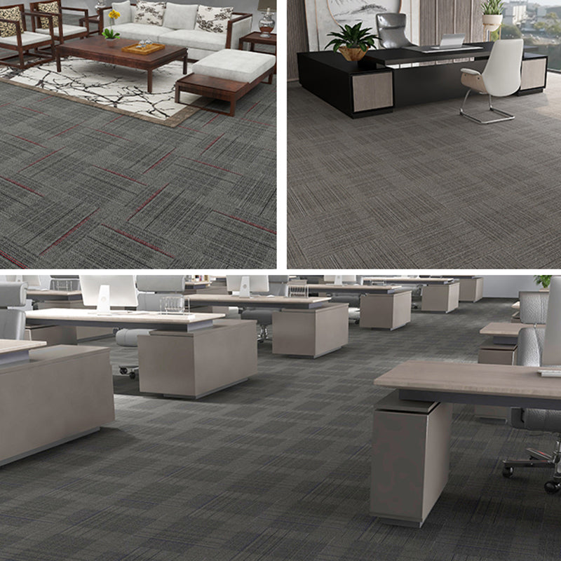 Simple Nylon Carpet Tile Office Meeting Room Stitching Carpet Floor Tile