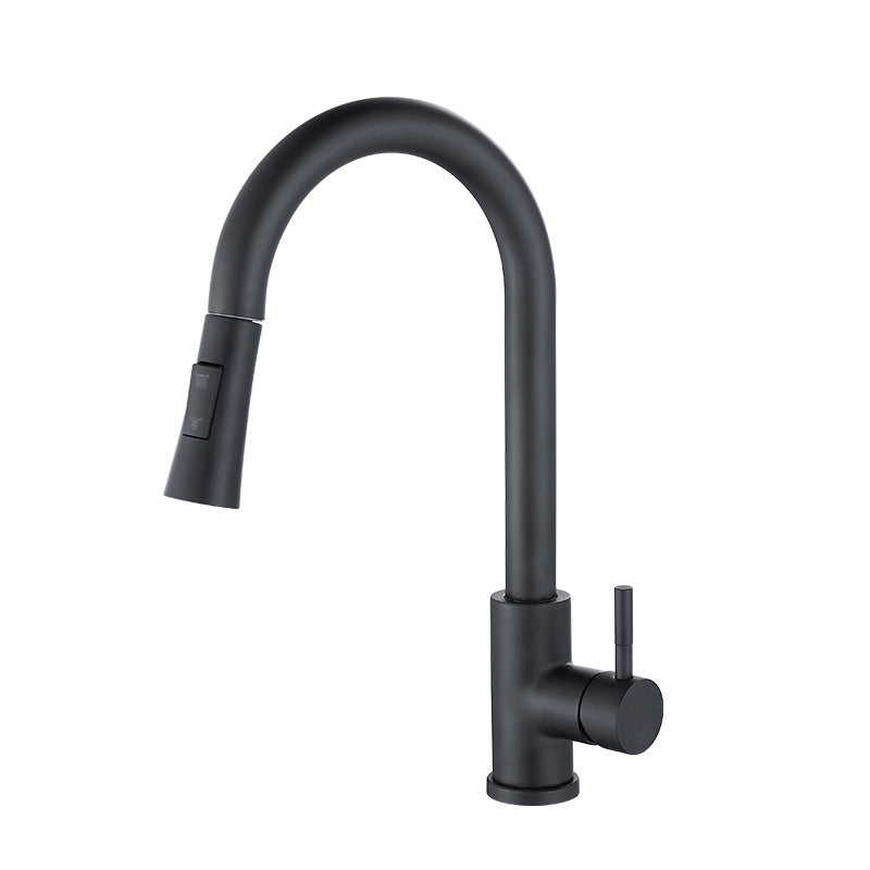 Pull Down Sprayer Kitchen Faucet 1-Handle Touch Bar Faucet with Supply Lines