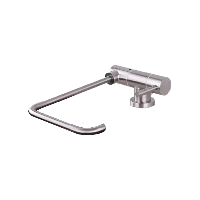 Modern 1-Handle Bar Faucet Standard Kitchen Faucet in Silver