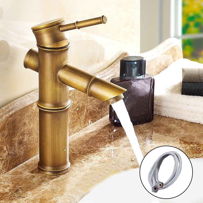 One Hole Faucet Country Vessel Sink Bathroom Faucet with Single Lever Handle