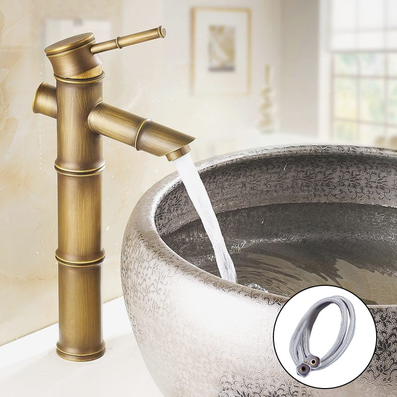 One Hole Faucet Country Vessel Sink Bathroom Faucet with Single Lever Handle
