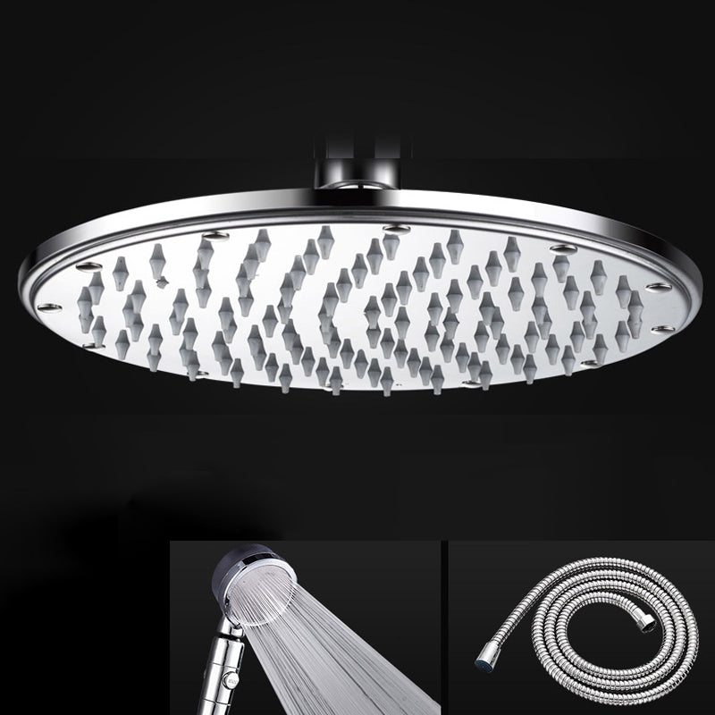 Contemporary Shower Head Combo Dual Shower Head Stainless Steel Wall-Mount Shower Head