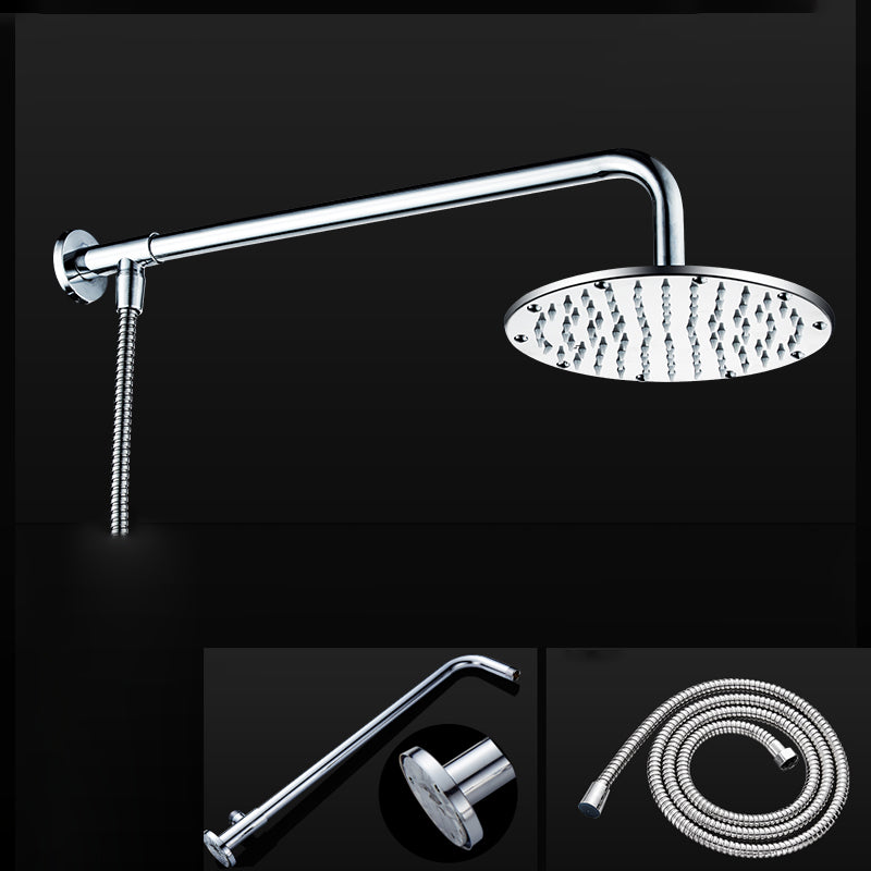 Contemporary Shower Head Combo Dual Shower Head Stainless Steel Wall-Mount Shower Head