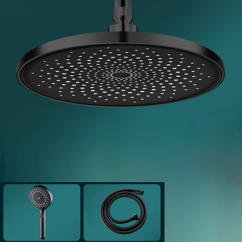 Contemporary Shower Head Combo Rain Fall Chrome Wall-Mount Shower Head