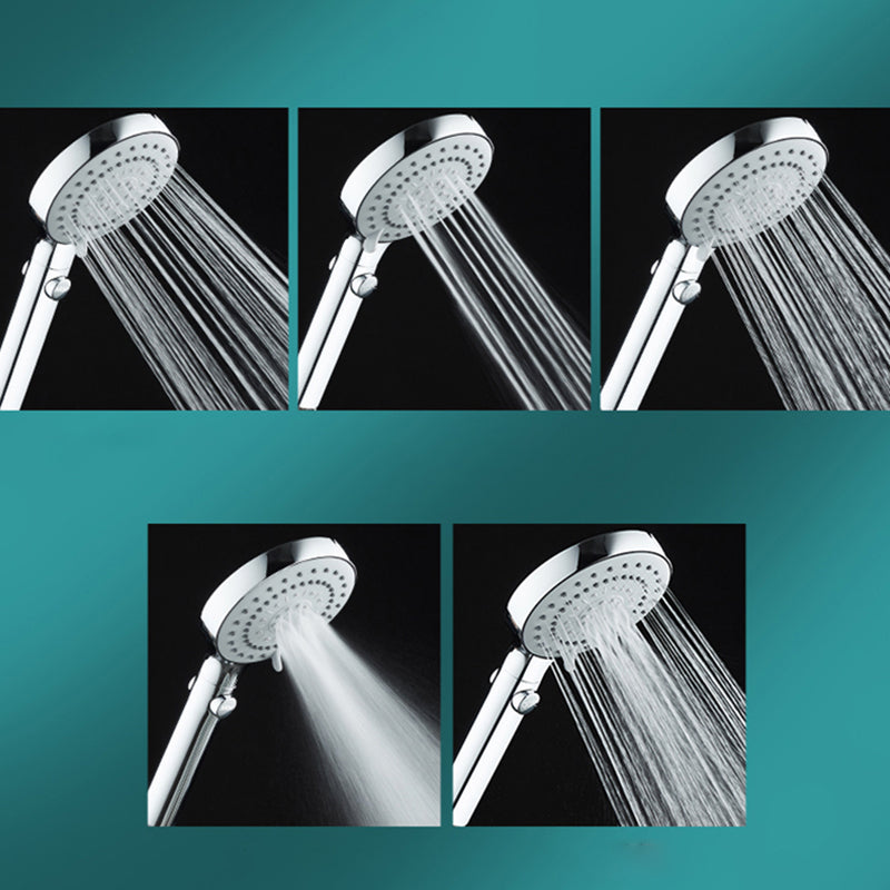 Contemporary Shower Head Combo Rain Fall Chrome Wall-Mount Shower Head