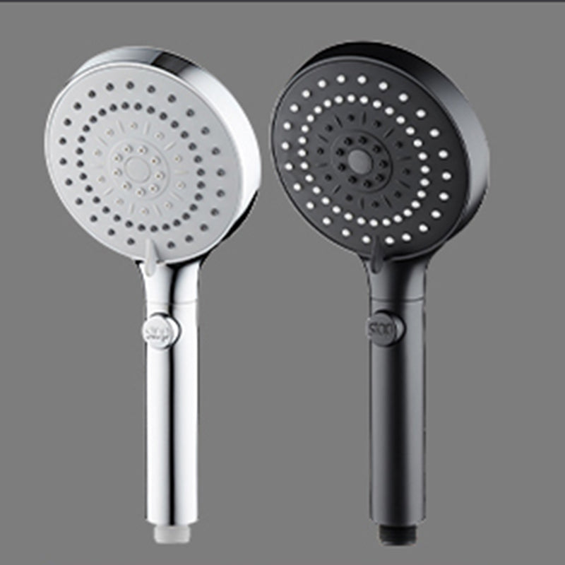 Contemporary Shower Head Combo Rain Fall Chrome Wall-Mount Shower Head