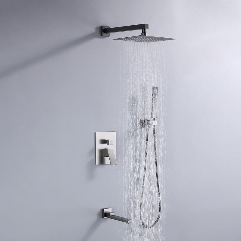 Shower System Massage Jet Lever Handheld Shower Head Shower Combo