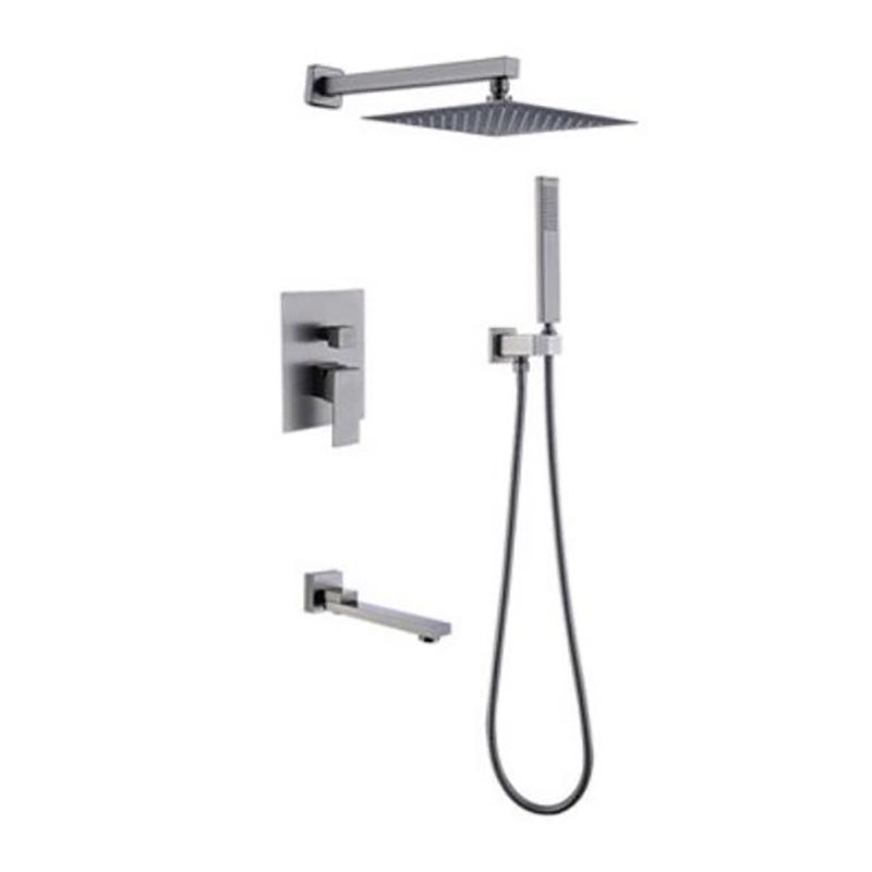 Shower System Massage Jet Lever Handheld Shower Head Shower Combo