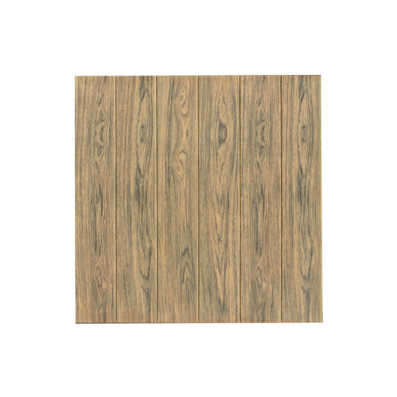 Modern Wood Paneling Smooth Wall Interior Wood Plank Set of 2